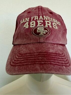 47 Brand San Francisco 49ers Pink Distressed Baseball Cap